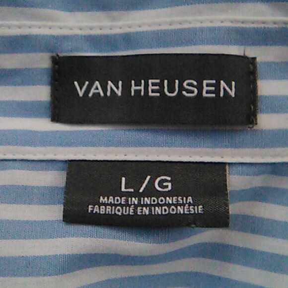 Van Heusen Striped Button Down Shirt - Picture 7 of 9